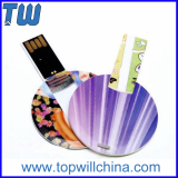 Round Card 16 GB Pen Drives Fast Delivery Color Printing